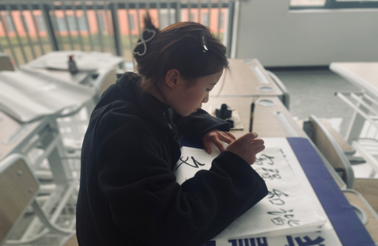 社會(huì)服務(wù)系舉辦“校園書法大賽”初賽