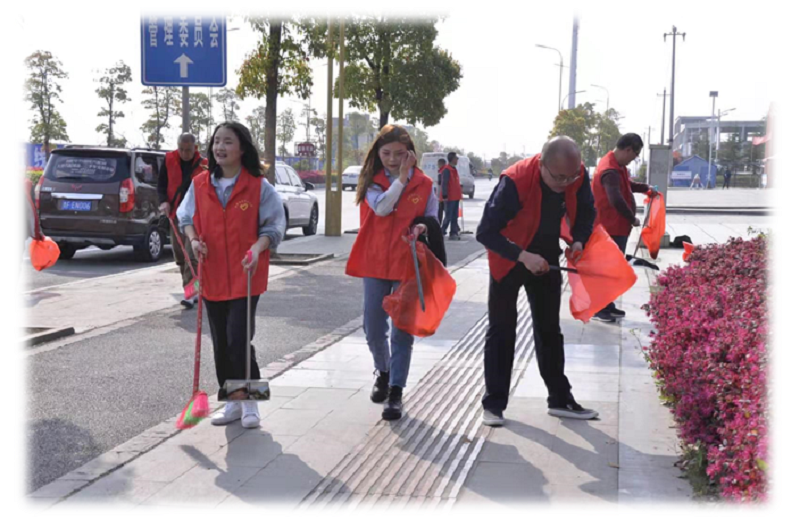 畢節(jié)工業(yè)職業(yè)技術(shù)學院黨群黨支部  開展“學黨史、辦實事，踐行雷鋒精神、為綠色環(huán)保獻力”主題黨日活動